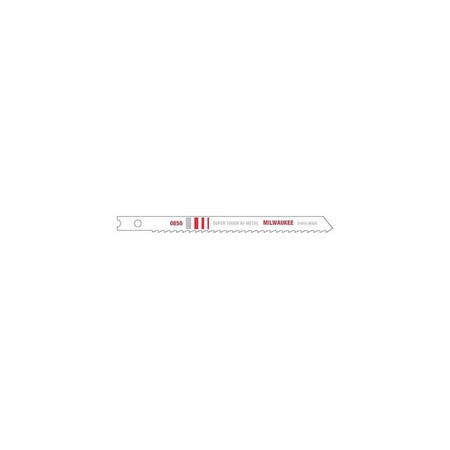 Milwaukee Tool 4 IN. 8 TPI BI-METAL JIG SAW, BLADES (5 PACK),  48-42-0850